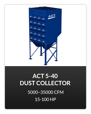 ACT 5-40 Cartridge Dust Collector