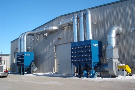 Should I collect my dust at the source, or can I filter ambient air in my plant?