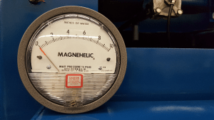 Magnehelic Gauge on Dust Collector