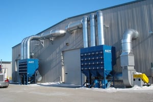 Fume Collector Outside of North Dakota Facility