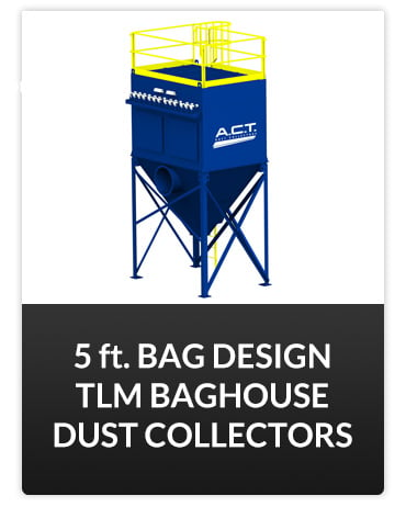 5ft Bag Design TLM Baghouse Dust Collector