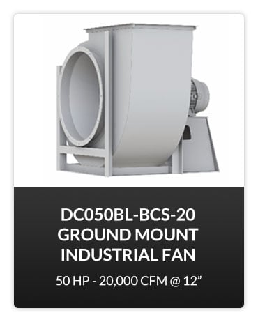 30 HP - 50 HP GROUND MOUNT Blowers/Fans