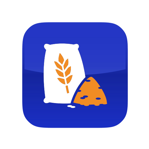 Feed and Grain Icon Small White